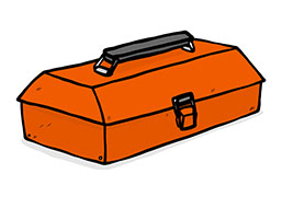 Minimalist gray line drawing of a hand holding a heart shape.