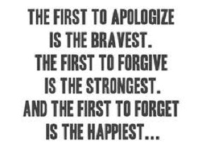 first to forgive